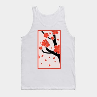 Plain Cherry Blossom Tank Top